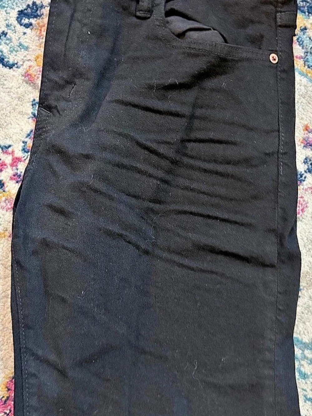 Men’s NWT American Eagle AE Original Bootcut Jean Bootcut Jeans in Black Waist 3